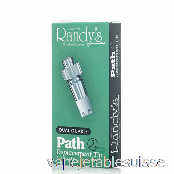 Vape Suisse Embouts De Remplacement Randy's Path Embouts à Double Bobine